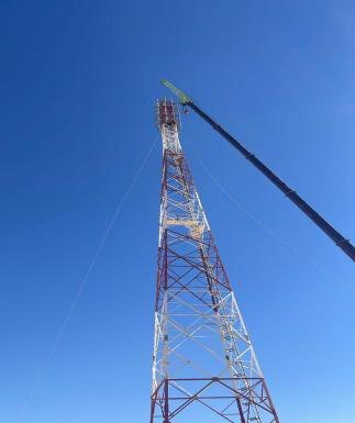 Telecom tower installation